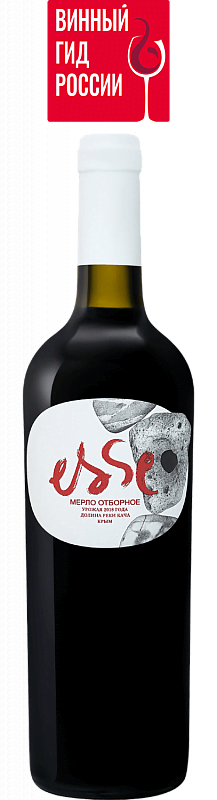 Вино Esse Merlot Select Crimea Satera 2020 0.75л