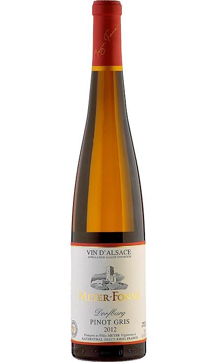 Вино
 белое «Pinot Gris, Alsace Grand Cru Dorfburg AOC»
 Meyer-Fonné 2012