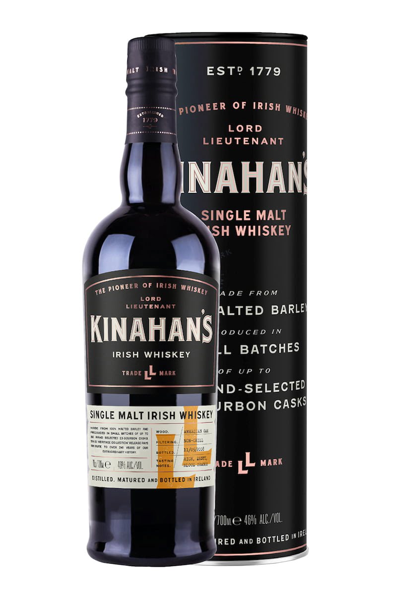 Виски Kinahans LL Single Malt Irish Whiskey 0,7 gift pack