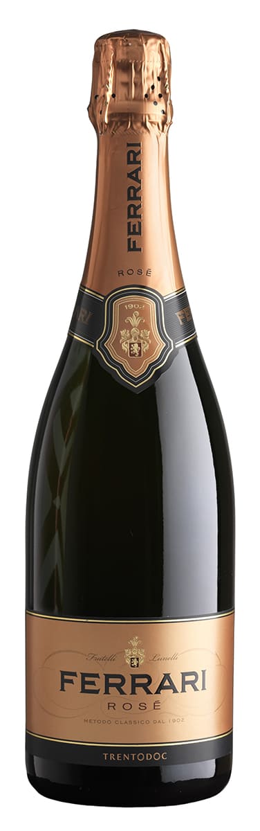 Вино игристое Ferrari, Rose Brut, Trento DOC, 0,75l