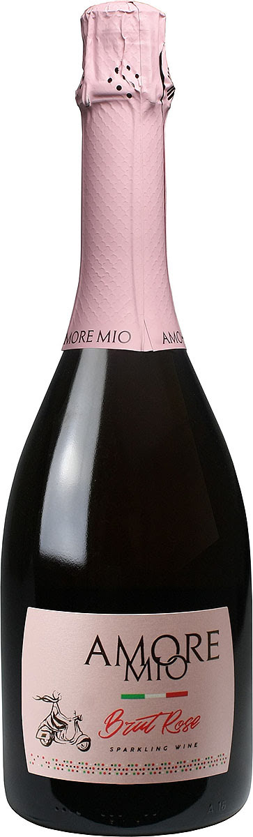 Вино игристое Amore Mio Rose Brut 0,75l