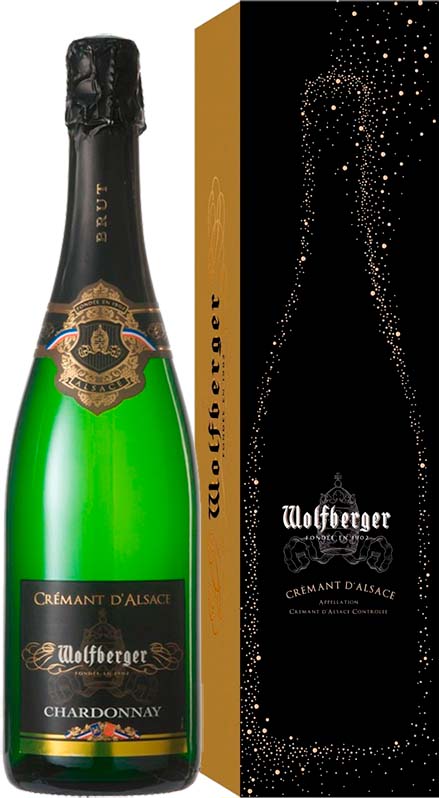 Вино игристое Wolfberger, Chardonnay Brut, Cremant d
