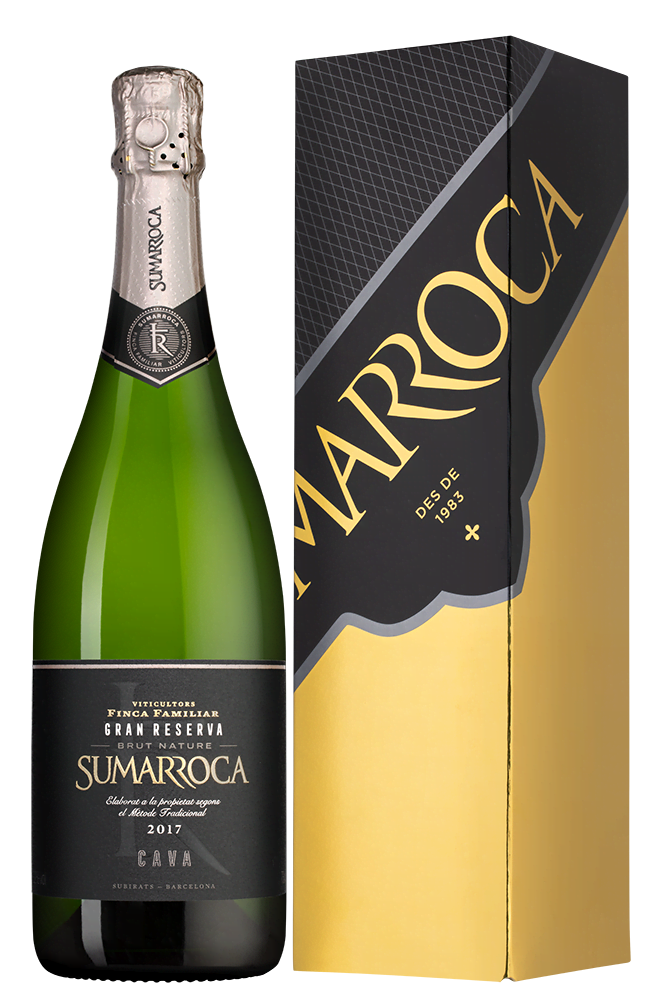 Игристое вино Cava Sumarroca Brut Nature Gran Reserva, Bodegues Sumarroca, 2017 г.