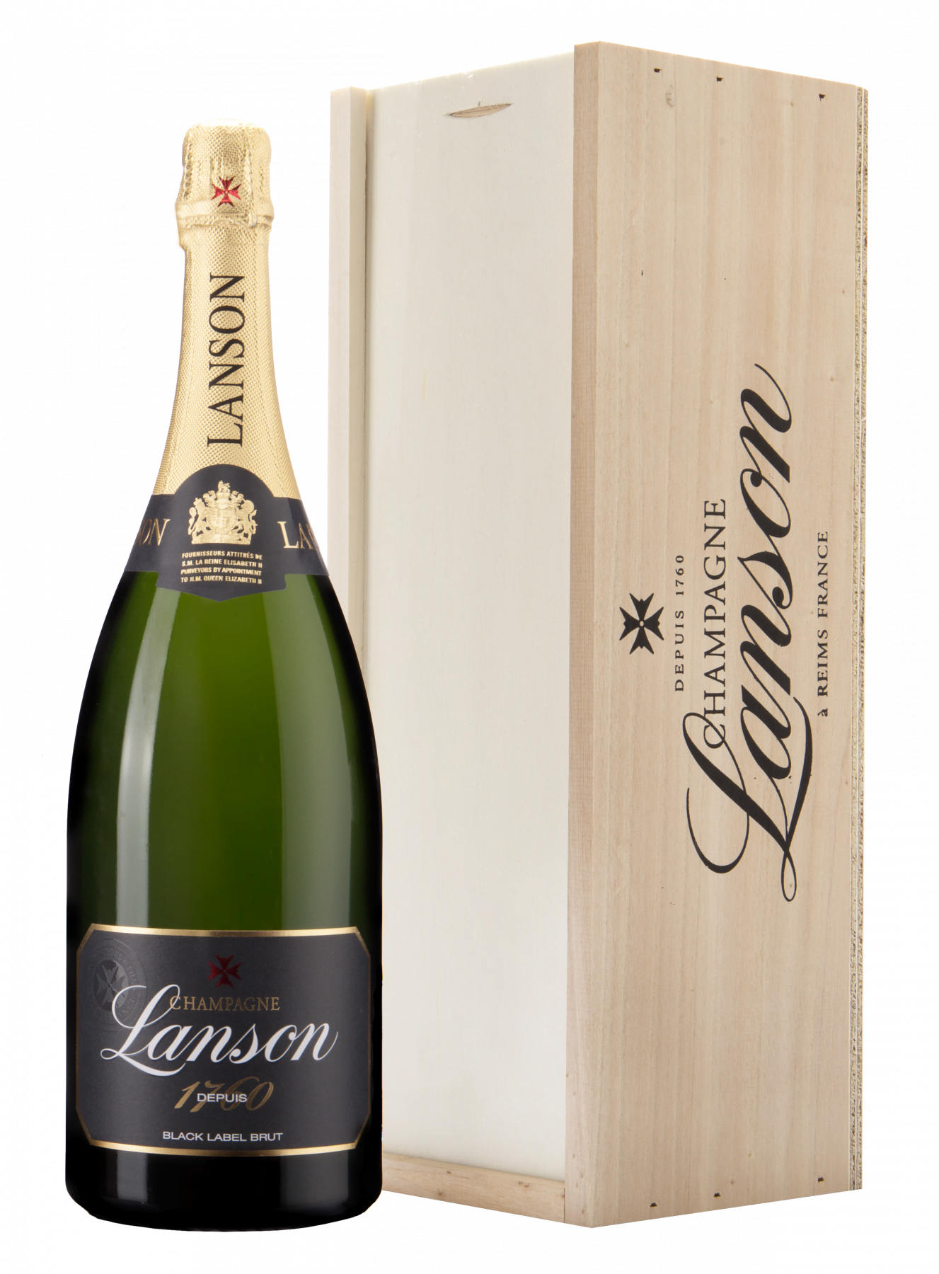 Шампанское Lanson Black Label Brut, 1.5 л.