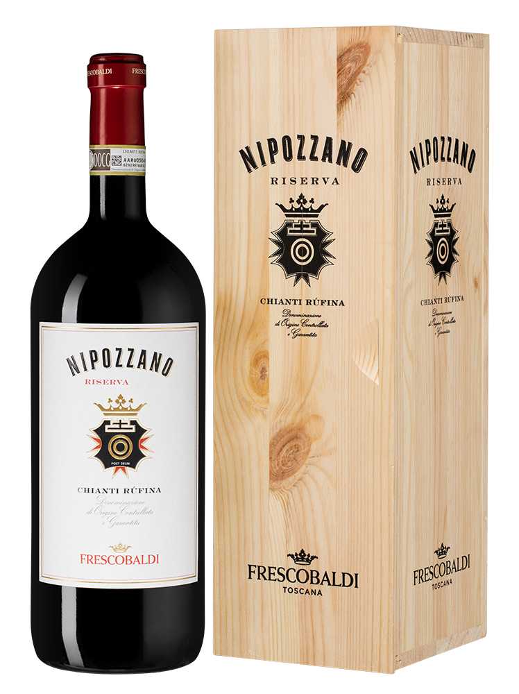 Вино Nipozzano Chianti Rufina Riserva, Frescobaldi, 2017 г., 1.5 л.