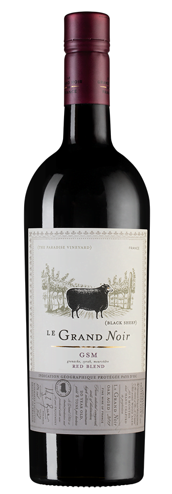 Вино Le Grand Noir Grenache-Syrah-Mourvedre, Les Celliers Jean d