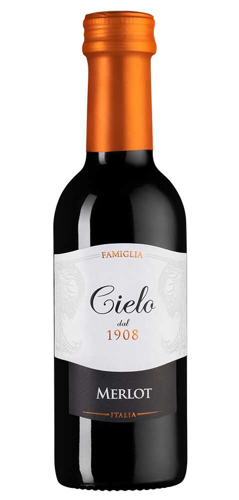 Вино Merlot, Cielo, 2020 г., 0.187 л.