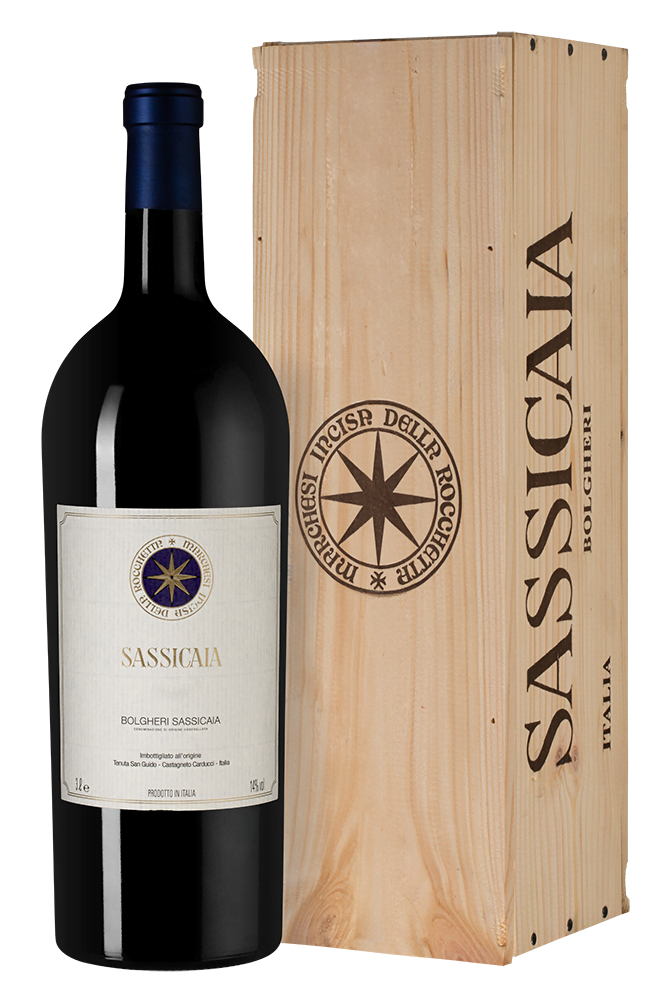 Вино Sassicaia, Tenuta San Guido, 2017 г., 3 л.