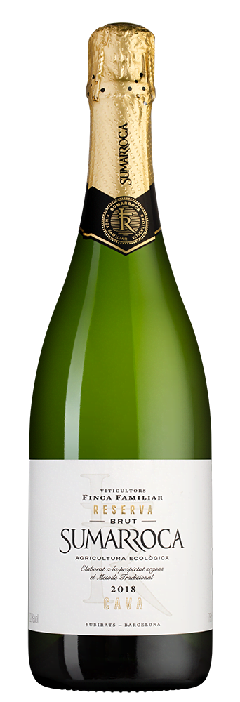 Игристое вино Cava Sumarroca Brut Reserva, Bodegues Sumarroca, 2018 г.