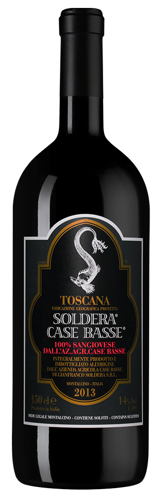 Вино Toscana Sangiovese, Case Basse di Gianfranco Soldera, 2013 г., 1.5 л.