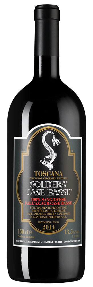 Вино Toscana Sangiovese, Case Basse di Gianfranco Soldera, 2014 г., 1.5 л.