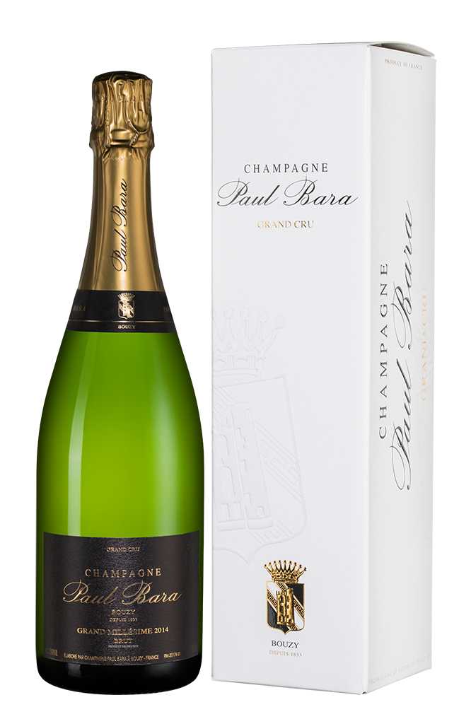 Шампанское Grand Millesime Brut Grand Cru Bouzy, Paul Bara, 2014 г.