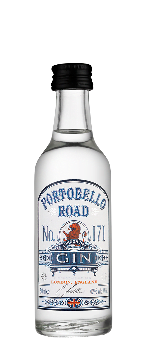 Джин Portobello Road London Dry Gin, 0.05 л.