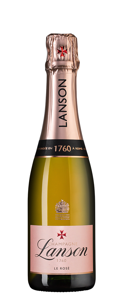 Шампанское Lanson Rose Label Brut Rose, 0.375 л.