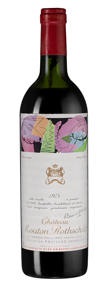 Вино Chateau Mouton Rothschild, 1975 г.