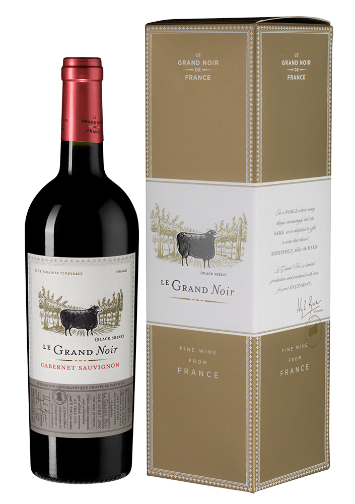 Вино Le Grand Noir Cabernet Sauvignon, Les Celliers Jean d