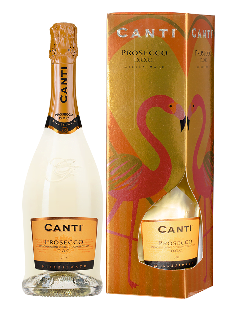 Игристое вино Prosecco, Canti, 2019 г.