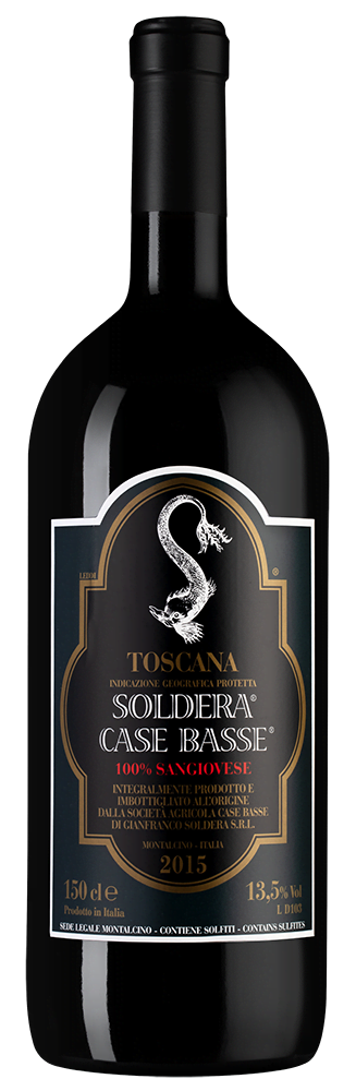 Вино Toscana Sangiovese, Case Basse di Gianfranco Soldera, 2015 г., 1.5 л.