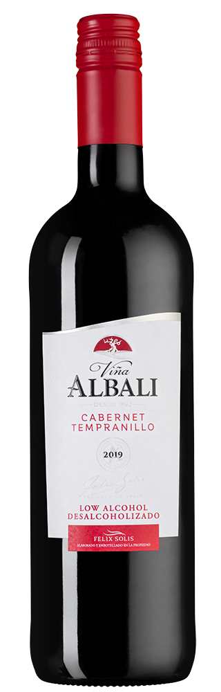 Вино безалкогольное Vina Albali Cabernet Tempranillo Low Alcohol, 0,5%, Felix Solis, 2019 г.