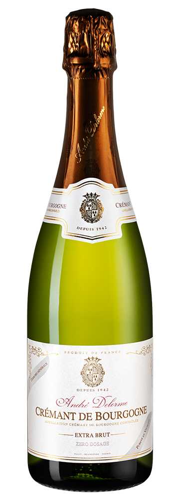 Игристое вино Cremant de Bourgogne Extra Brut, Andre Delorme