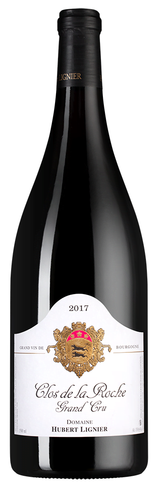 Вино Clos de la Roche Grand Cru, Domaine Hubert Lignier, 2017 г., 1.5 л.