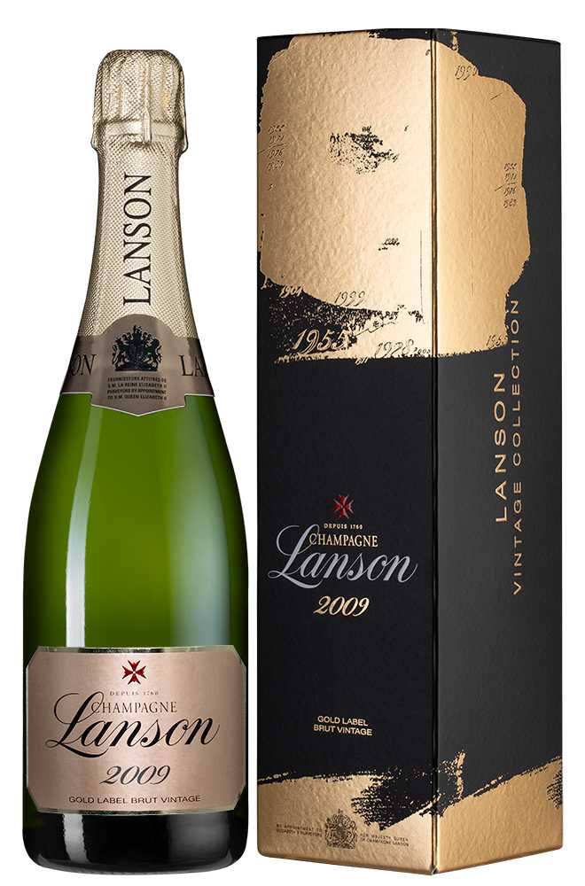 Шампанское Lanson Gold Label Brut Vintage, 2009 г.
