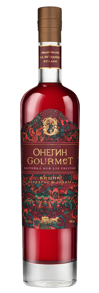 Настойка ягодная сладкая Онегин Gourmet Вишня, 0.5 л.
