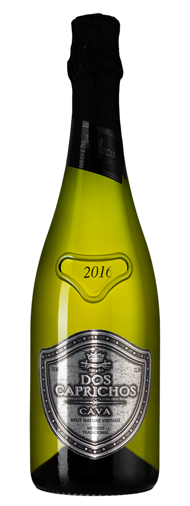 Игристое вино Cava Dos Caprichos Brut Nature, Bodegas Jaume Serra, 2016 г.