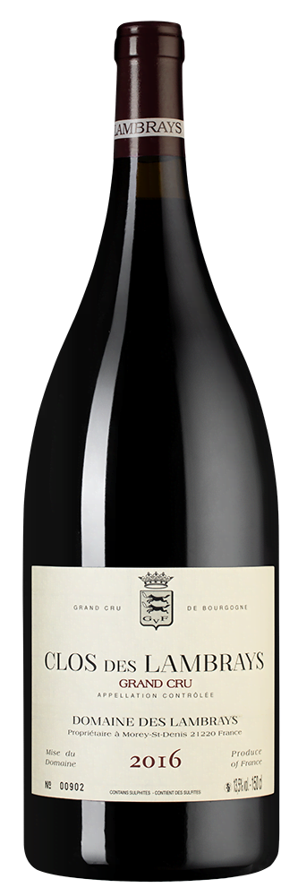 Вино Clos des Lambrays Grand Cru, Domaine des Lambrays, 2016 г., 1.5 л.