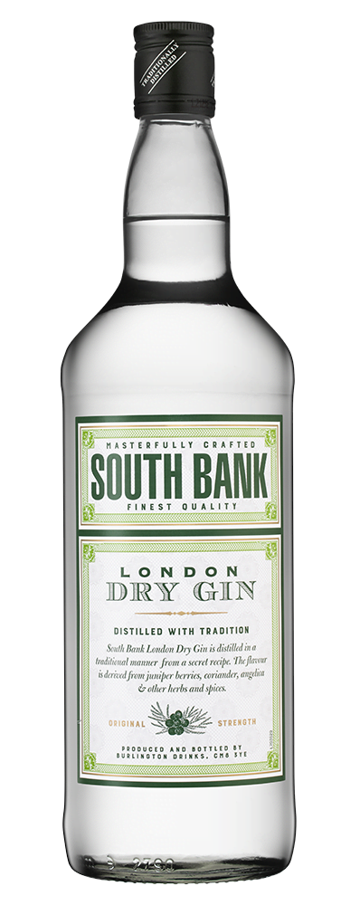 Джин South Bank London Dry Gin, 1 л.