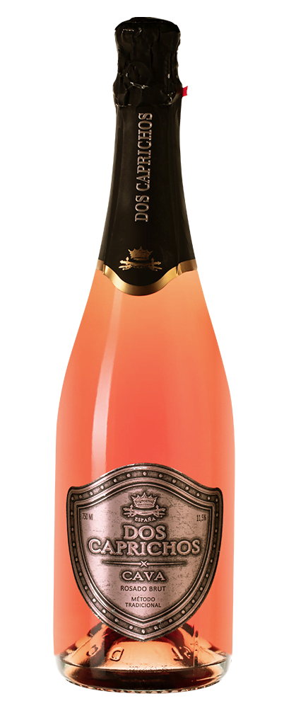 Игристое вино Cava Dos Caprichos Rosado Brut, Bodegas Jaume Serra