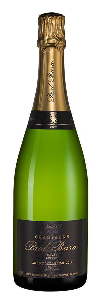 Шампанское Grand Millesime Grand Cru Bouzy Brut, Paul Bara, 2016 г.