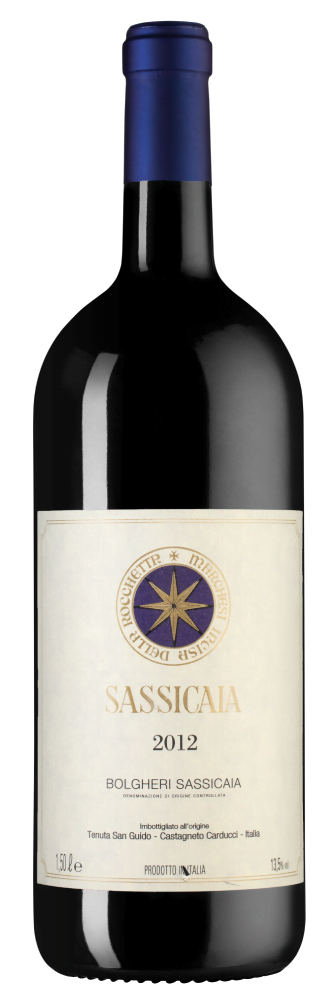 Вино Sassicaia, Tenuta San Guido, 2012 г., 1.5 л.