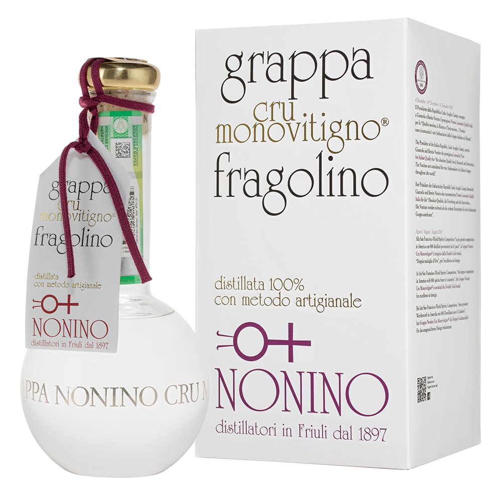 Граппа Cru Monovitigno Fragolino, 0.5 л.