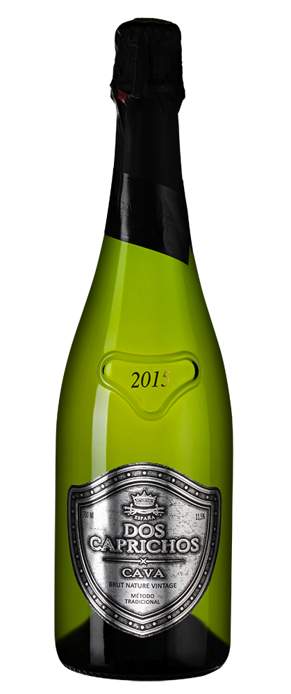 Игристое вино Cava Dos Caprichos Brut Nature, Bodegas Jaume Serra, 2015 г.