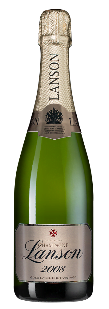 Шампанское Lanson Gold Label Brut Vintage, 2008 г.