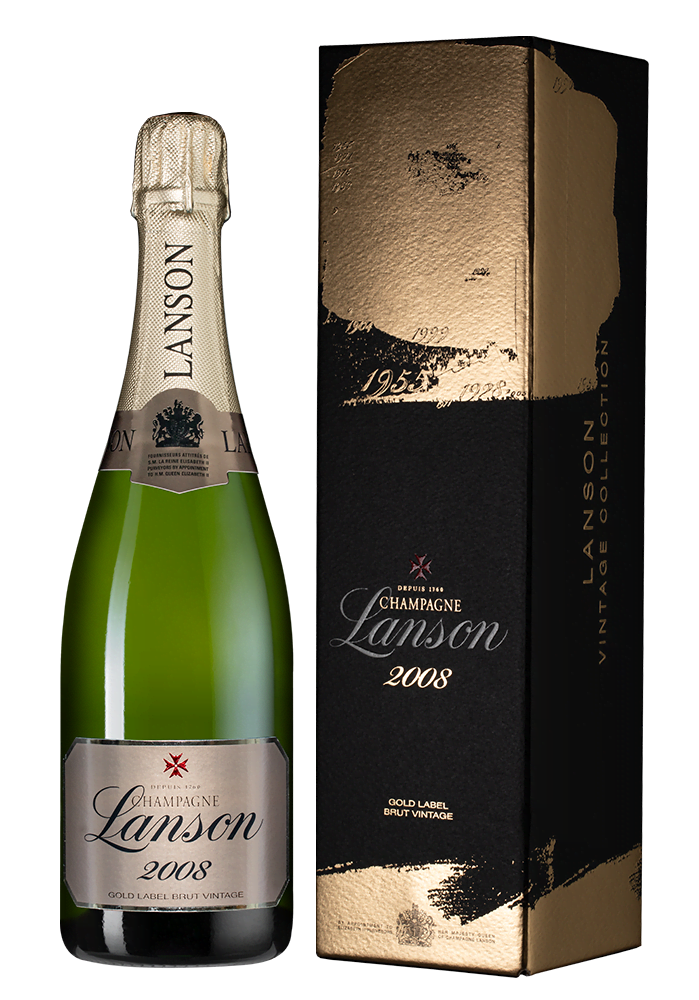 Шампанское Lanson Gold Label Brut Vintage, 2008 г.