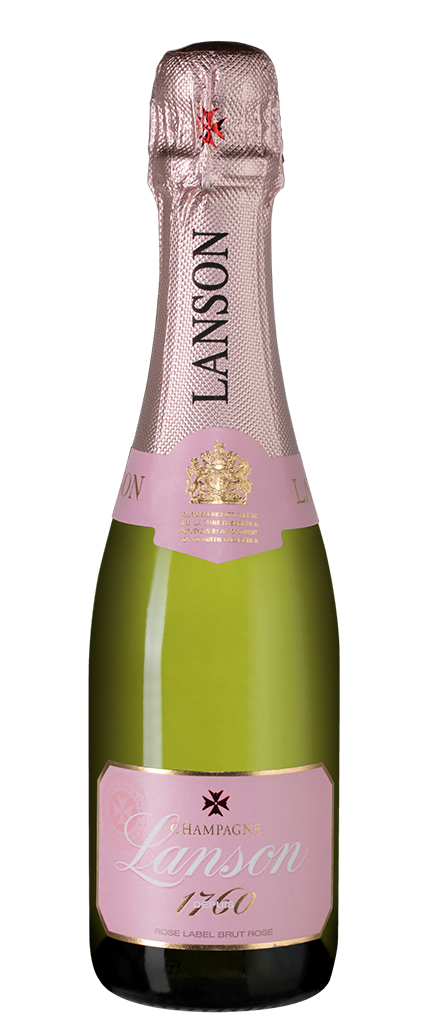 Шампанское Lanson Rose Label Brut Rose, 0.375 л.