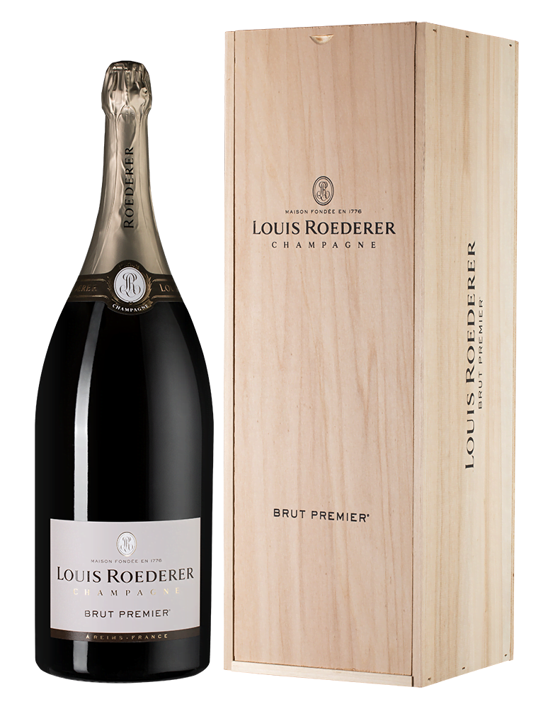Шампанское Louis Roederer Brut Premier (wooden gift box), 6 л.