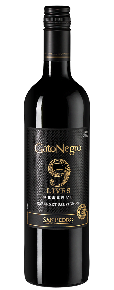 Вино 9 Lives Reserve Cabernet Sauvignon, Vina San Pedro, 2017 г.