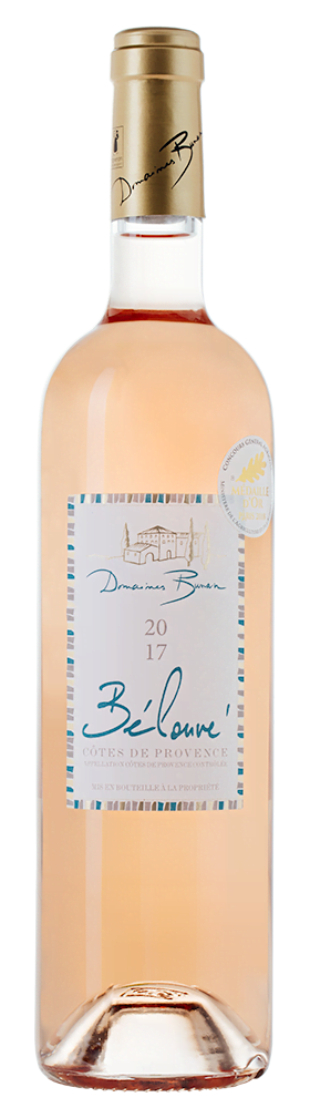 Вино Belouve Rose, Domaines Bunan, 2017 г.