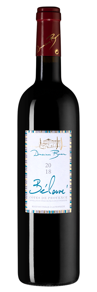 Вино Belouve Rouge, Domaines Bunan, 2018 г.