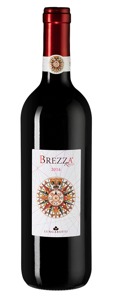 Вино Brezza Rosso, Lungarotti, 2016 г.