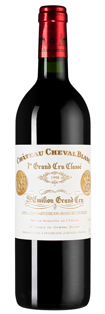 Вино Chateau Cheval Blanc, 1998 г.