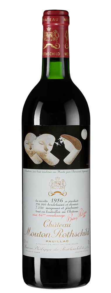 Вино Chateau Mouton Rothschild, 1986 г.