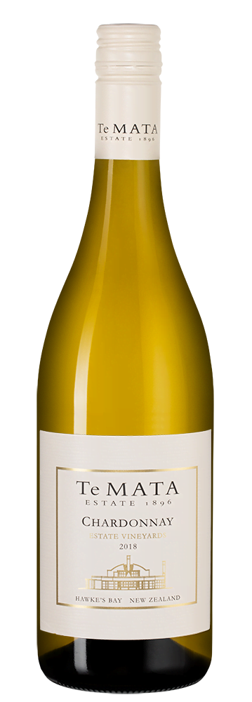 Вино Estate Vineyards Chardonnay, Te Mata, 2018 г.