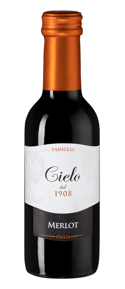 Вино Merlot, Cielo, 2017 г., 0.187 л.