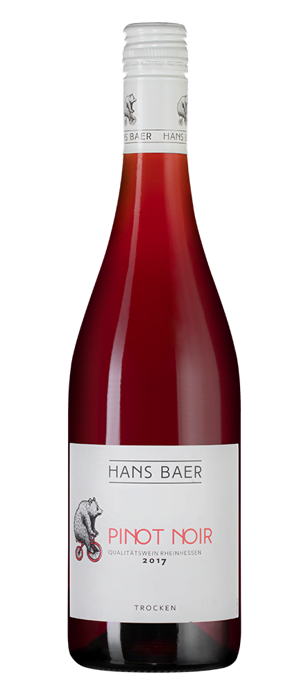 Вино Hans Baer Pinot Noir, Weinkellerei Hechtsheim, 2018 г.
