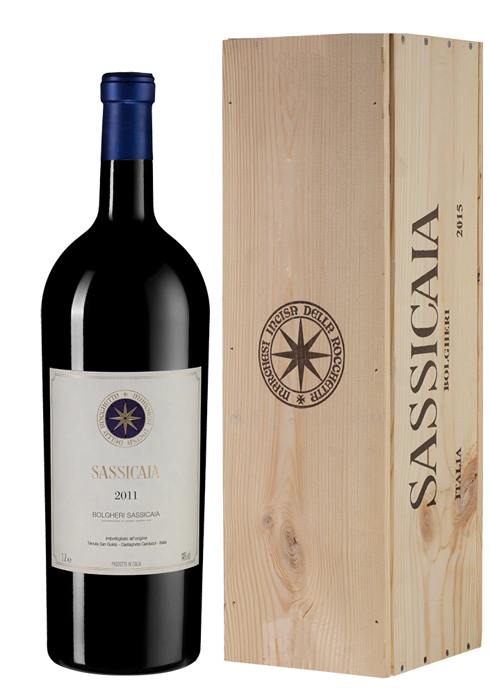 Вино Sassicaia, Tenuta San Guido, 2011 г., 3 л.