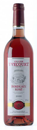 Вино Yvecourt Bordeaux Rose (AOP), 750 мл